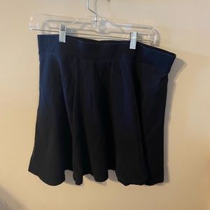 Black skater skirt